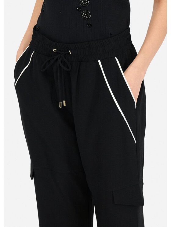 Liu Jo Liu Jo Pantaloni di tessuto TF5263TS42303N66 Nero Regular Fit