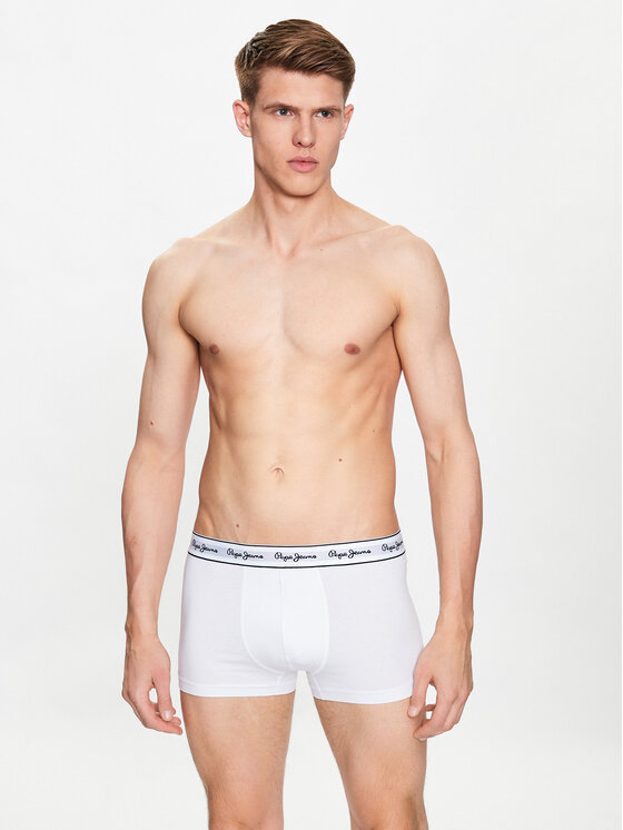 Pepe Jeans Pepe Jeans Σετ μποξεράκια 3 τμχ Pepe Tk 3P PMU10975 Λευκό
