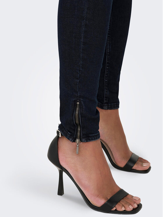 ONLY ONLY Traperice 15209349 Tamnoplava Skinny Fit