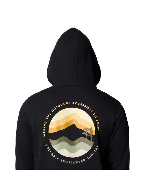 Columbia Columbia Bluza Trek Graphic Hoodie Czarny Regular Fit