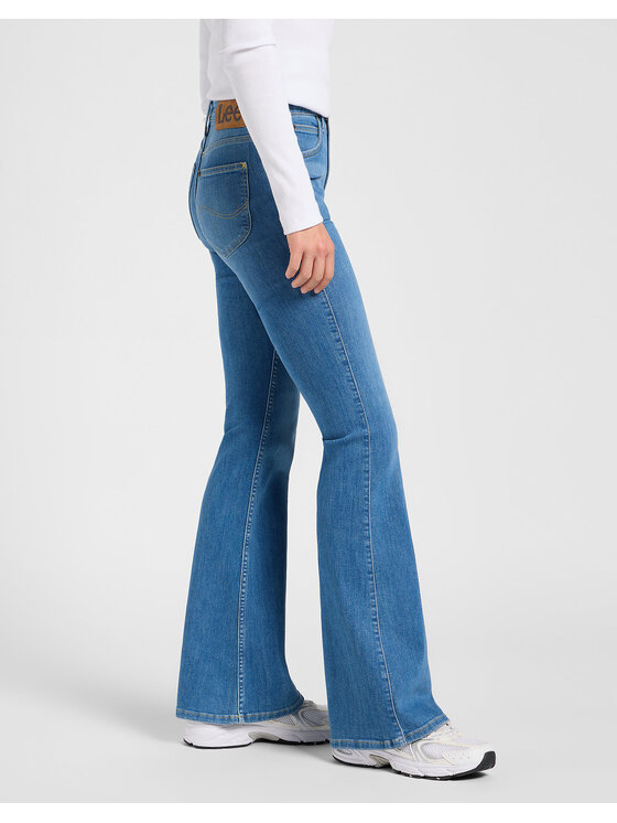 Lee Lee Jeansy BREESE Niebieski Slim Fit