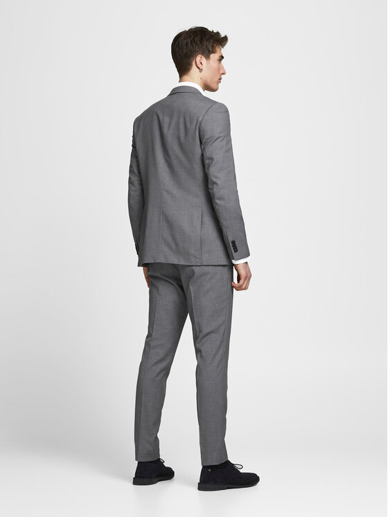 Jack&Jones Jack&Jones Costum Franco 12181339 Gri Super Slim Fit