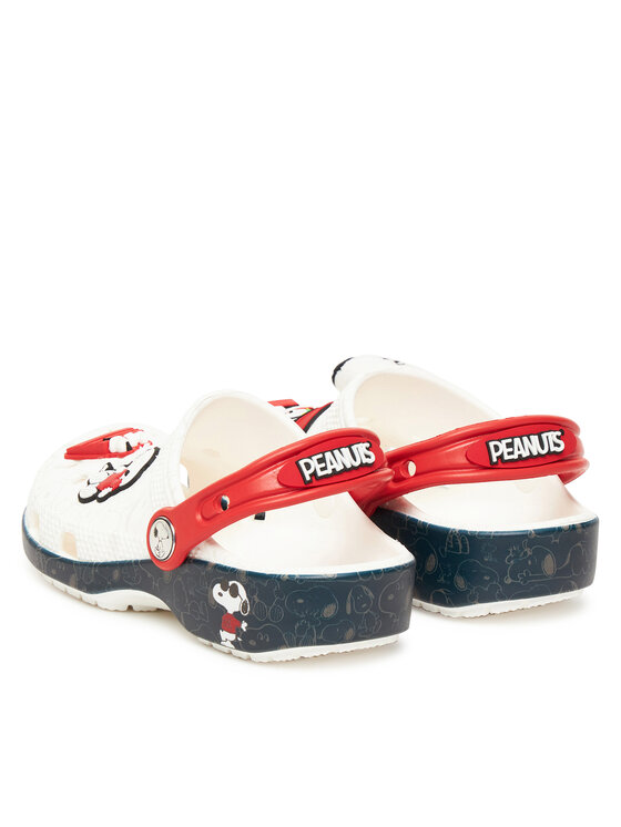 Crocs Crocs Şlapi Classic Peanuts 21112 Alb