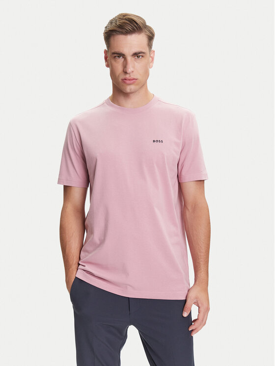 BOSS BOSS T-Shirt 50506373 Różowy Regular Fit