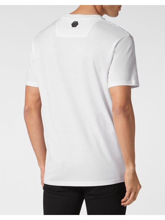 PHILIPP PLEIN PHILIPP PLEIN T-Shirt 15121 Biały Regular Fit