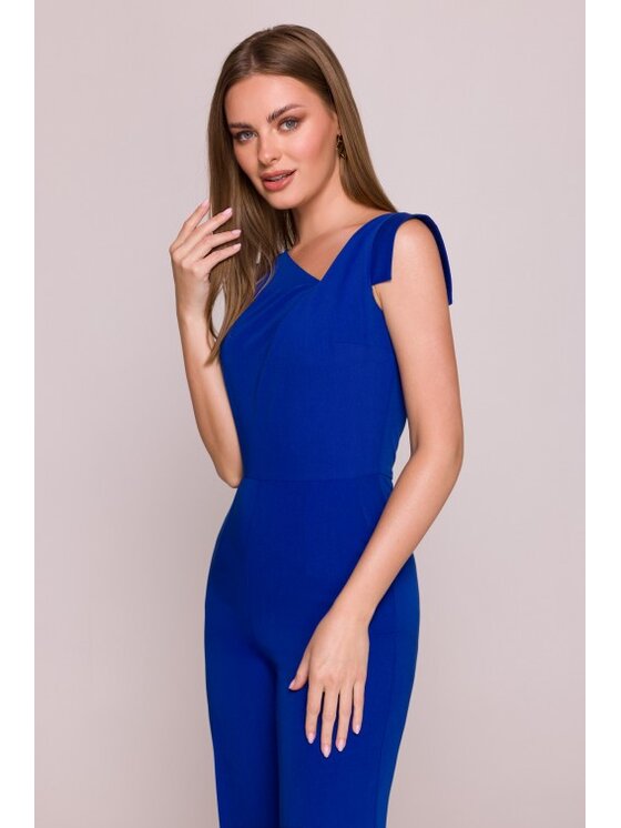 Stylove Stylove Kombinezon S407 Niebieski A-Line Fit