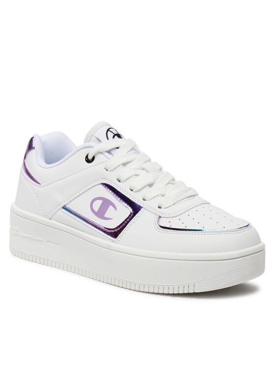 Champion Champion Sneakersy Foul Play Plat Element Slick Low Cut Shoe S11670-CHA-WW009 Bílá