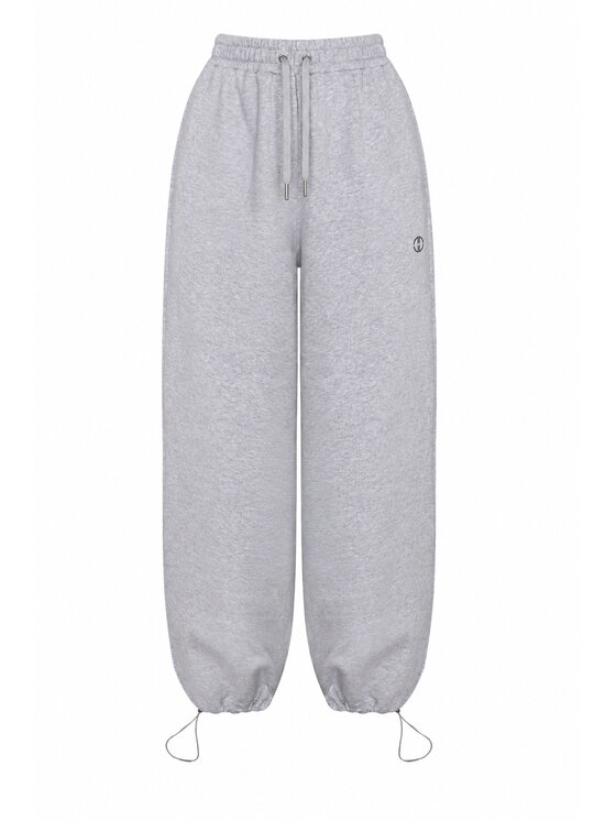 Magda Matyja Magda Matyja Spodnie dresowe ICON SWEATPANTS Szary Loose Fit