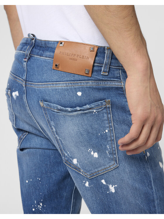 PHILIPP PLEIN PHILIPP PLEIN Jeansy 25869 Niebieski Straight Leg