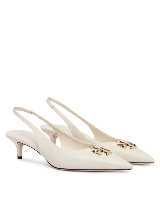 Tory Burch Tory Burch Lodičky Eleanor Slingback 181018 Écru