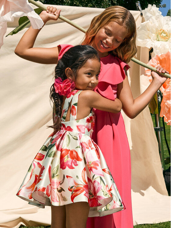 Abel & Lula Abel & Lula Elegantes Kleid 5062 Bunt Regular Fit