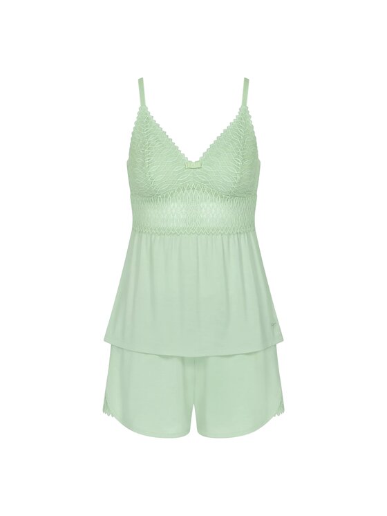 Triumph Triumph Piżama Aura Spotlight PSK Zielony Relaxed Fit