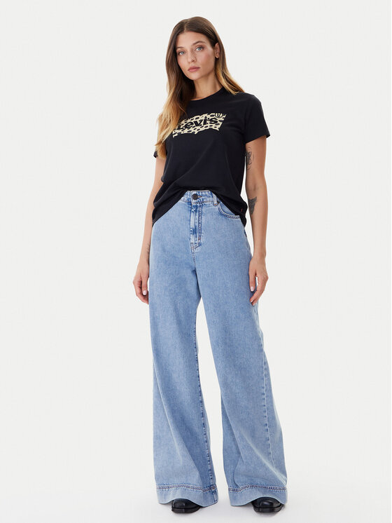 Levi's® Levi's® T-Shirt The Perfect 17369-2437 Μαύρο Standard Fit