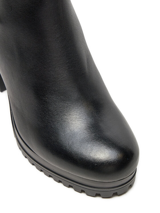 Tommy Jeans Tommy Jeans Botine Tjw New Ess High Heel Boot EN0EN02439 Negru