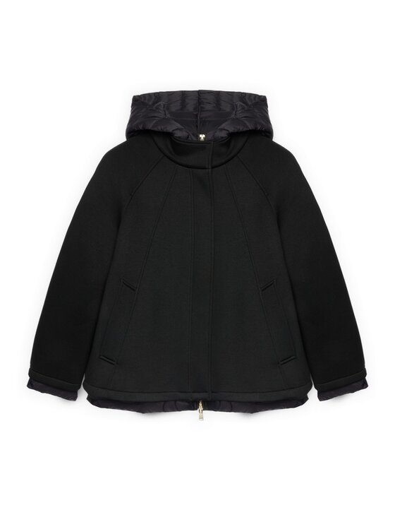 Fiorella Rubino Fiorella Rubino Giubbotto piumino F057T001491N033 Nero A-Line Fit