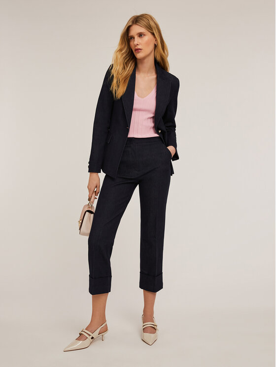 Motivi Motivi Giacca da abito Q694Q000893N034 Blu Slim Fit