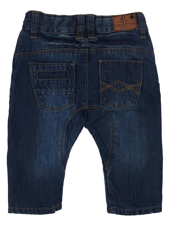 Kanz Kanz Spodnie materiałowe 1512414-0013 Biały Basic Fit