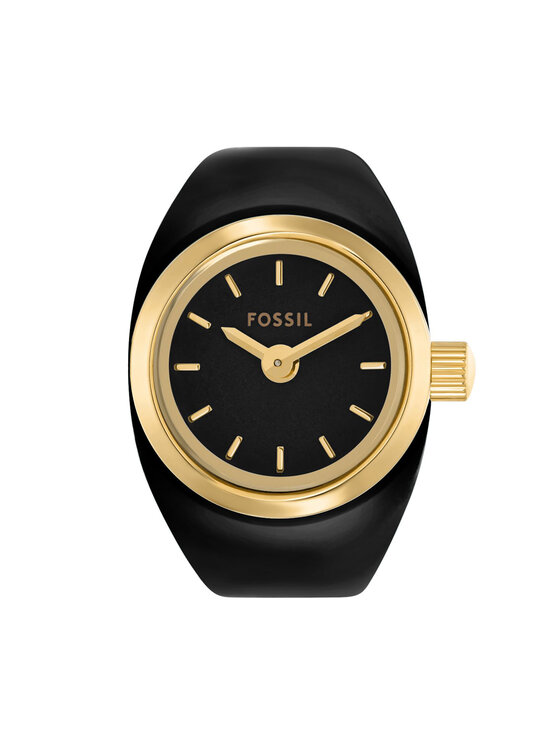 Fossil Fossil Laikrodis Watch Ring ES5413 Juoda