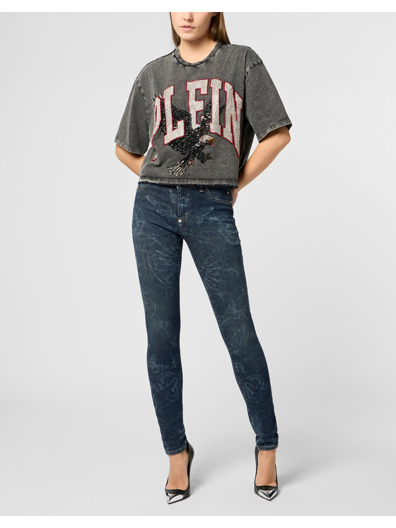 PHILIPP PLEIN PHILIPP PLEIN Jeggins 29756 Černá