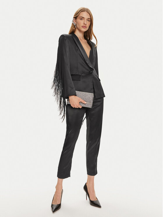 Fracomina Fracomina Chino FQ24SV2003W41101 Crna Slim Fit