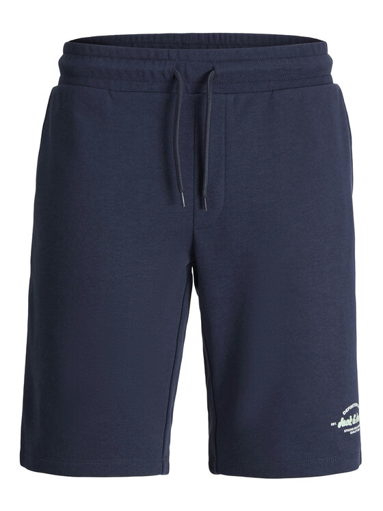 Jack & Jones Jack & Jones Pantaloncini sportivi Gordon Brandon 12292136 Blu scuro Regular Fit