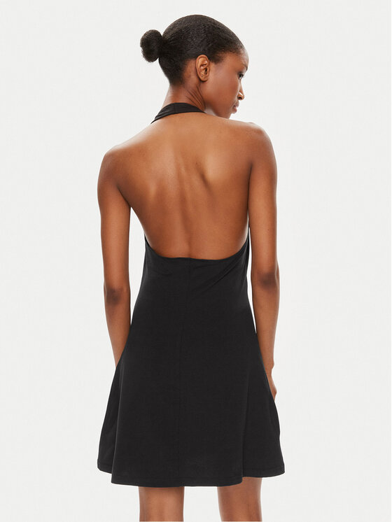 Juicy Couture Juicy Couture Sommerkleid Hector JCWED24311 Schwarz Slim Fit