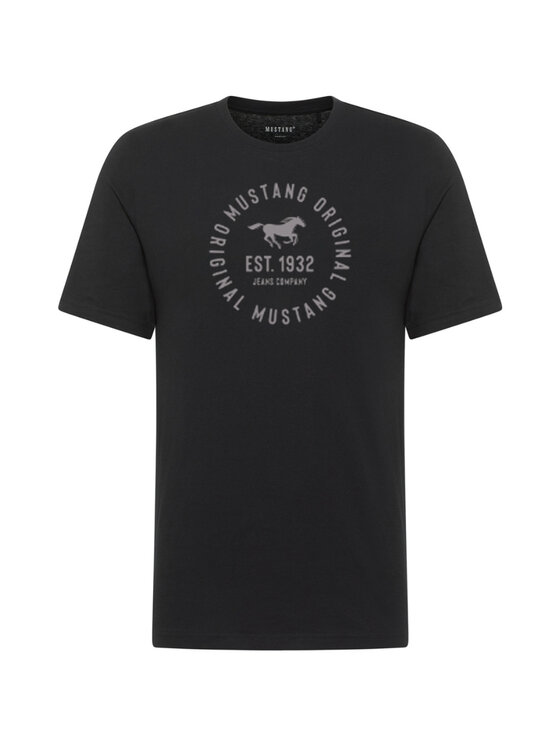 Mustang Mustang T-Shirt Style Alex Granatowy Regular Fit