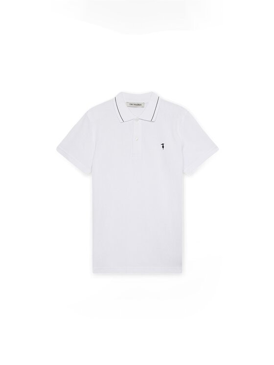 Trussardi Trussardi T-Shirt G5018000129N001 Biały Regular Fit