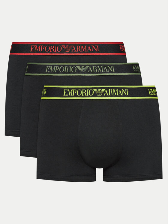 Emporio Armani Underwear Set Od 3 Para Bokserica 111357 4F717 21320 Crna