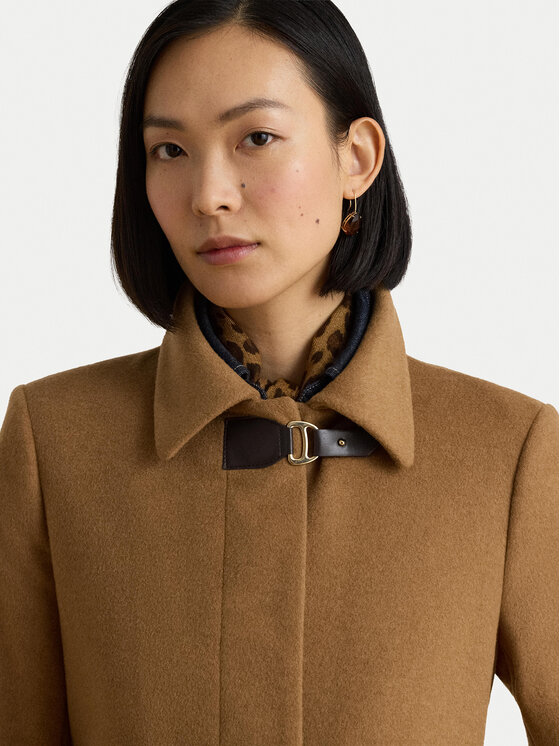 LAUREN RALPH LAUREN LAUREN RALPH LAUREN Вовняне пальто 297P23444001 Світло-коричневий Regular Fit