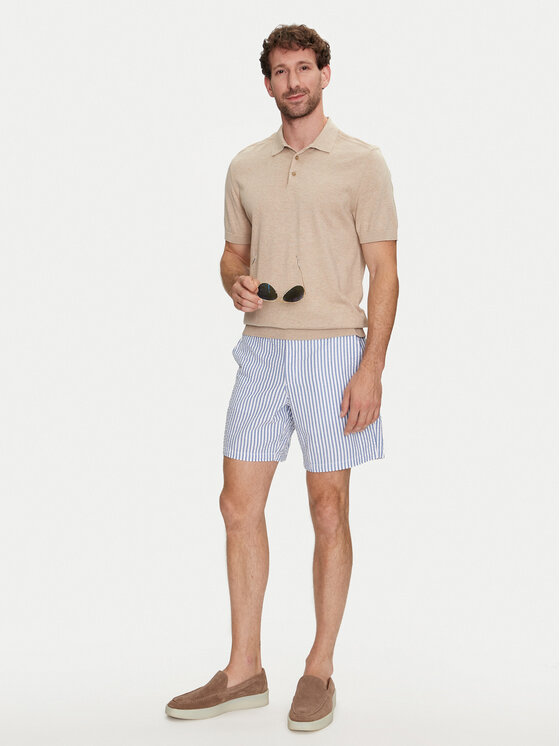 Gap Gap Šortky z materiálu 624260-03 Modrá Regular Fit