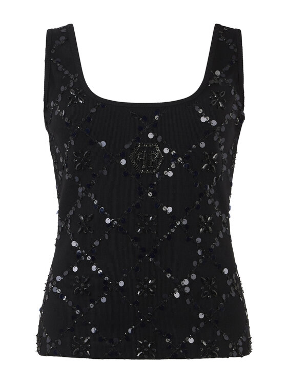 PHILIPP PLEIN PHILIPP PLEIN Tank top 30723 Černá