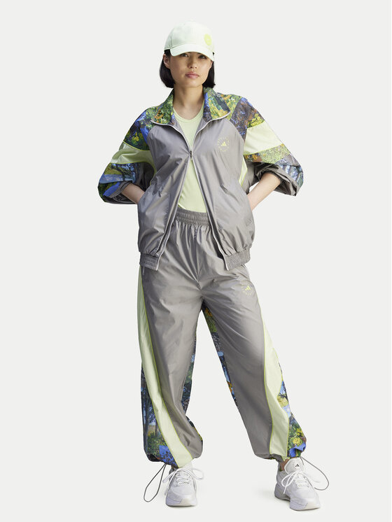 adidas by Stella McCartney adidas by Stella McCartney Παντελόνι φόρμας Stella McCartney Earth Collage JG5794 Γκρι Loose Fit