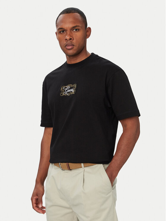 Guess Guess T-Shirt M6YI50 K4236 Schwarz Oversize