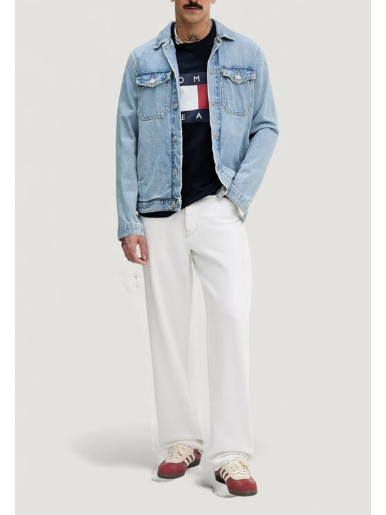 Tommy Jeans Tommy Jeans T-shirt DM0DM22645 Blu Casual Fit