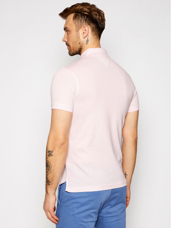 Tommy Hilfiger Tommy Hilfiger Polo särk 1985 MW0MW17771 Roosa Slim Fit