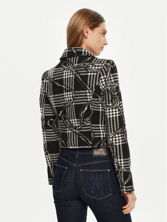 Guess Guess Kabát pro přechodné období W5RL29 WGWG0 Černá Regular Fit