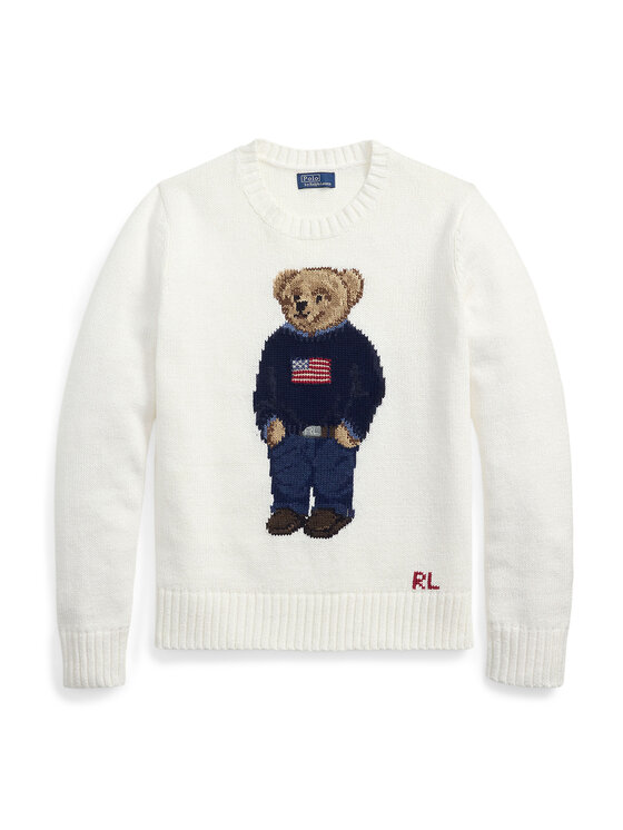 Polo Ralph Lauren Polo Ralph Lauren Sweater 211978359001 Fehér Relaxed Fit
