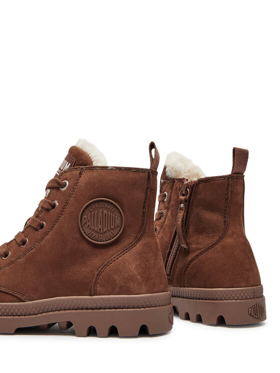 Palladium Palladium Pohodni čevlji PAMPA HI ZIP WL 95982-292-M Rjava