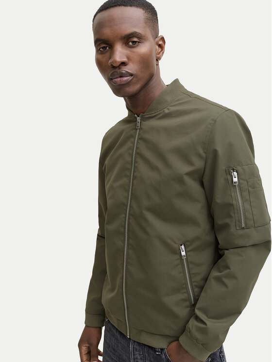 Jack & Jones Jack & Jones Bunda bomber Rush 12165203 Zelená Regular Fit