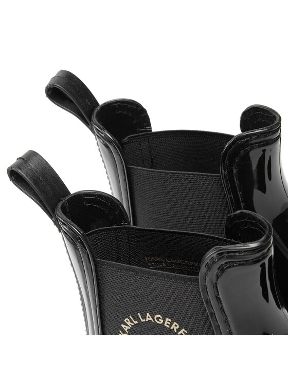 KARL LAGERFELD KARL LAGERFELD Holínky KL94770 Černá
