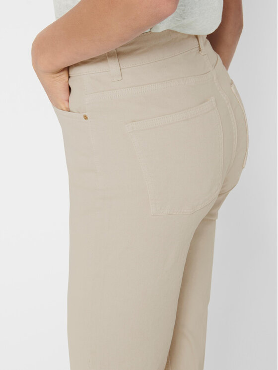 ONLY ONLY Τζιν Emily 15175323 Εκρού Straight Fit