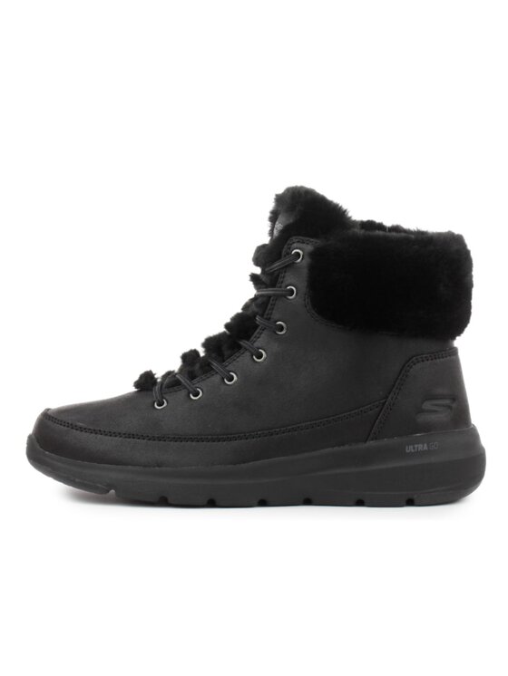 Skechers Skechers Botki 144202-BBK Czarny