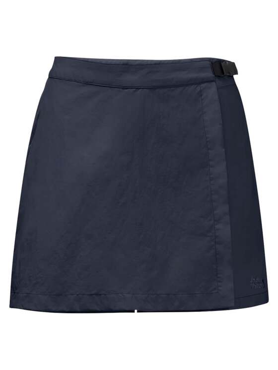 Jack Wolfskin Jack Wolfskin Spódnica mini Lightsome Skort W Granatowy Regular Fit