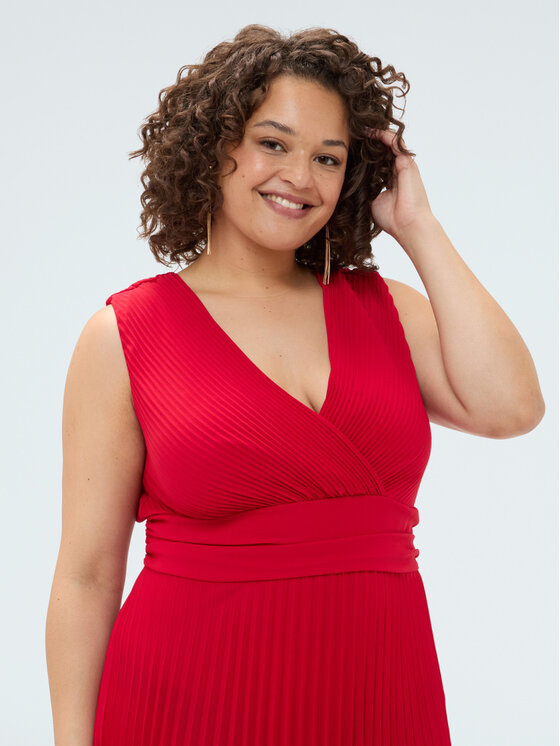 Fiorella Rubino Fiorella Rubino Abito da cocktail 7012T001853N016 Rosso A-Line Fit