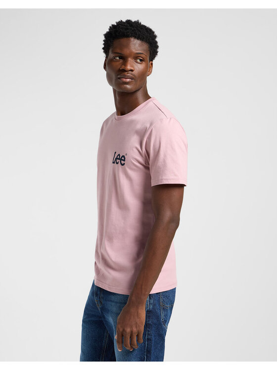 Lee Lee T-Shirt 5401139354241 Różowy Regular Fit