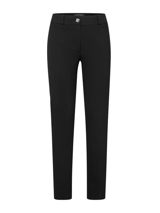 PHILIPP PLEIN PHILIPP PLEIN Spodnie materiałowe 6543 Czarny Flare Fit