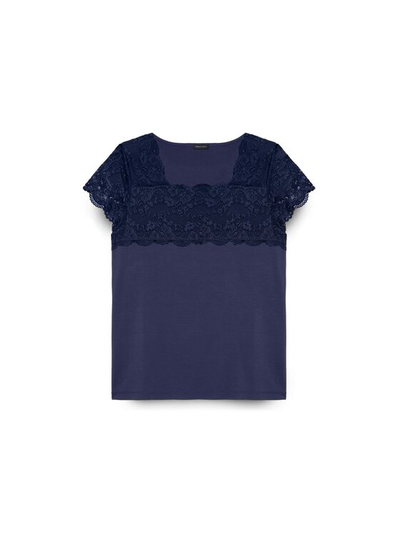 Fiorella Rubino Fiorella Rubino T-shirt G093L108580N034 Blu Regular Fit