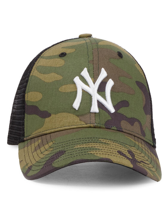 Cappellino New York Yankees B-CBRAN17GWP-CMF Verde...