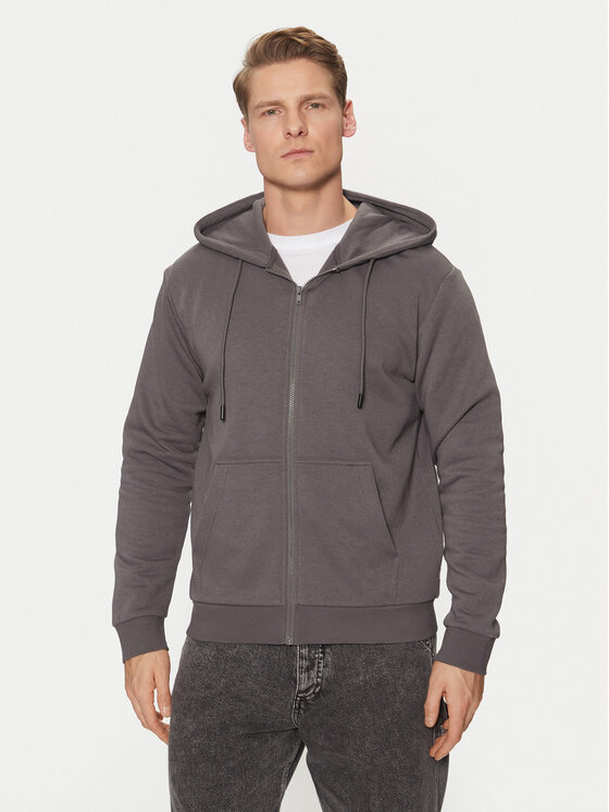Jack & Jones Jack & Jones Mikina Bradley 12249342 Šedá Relaxed Fit